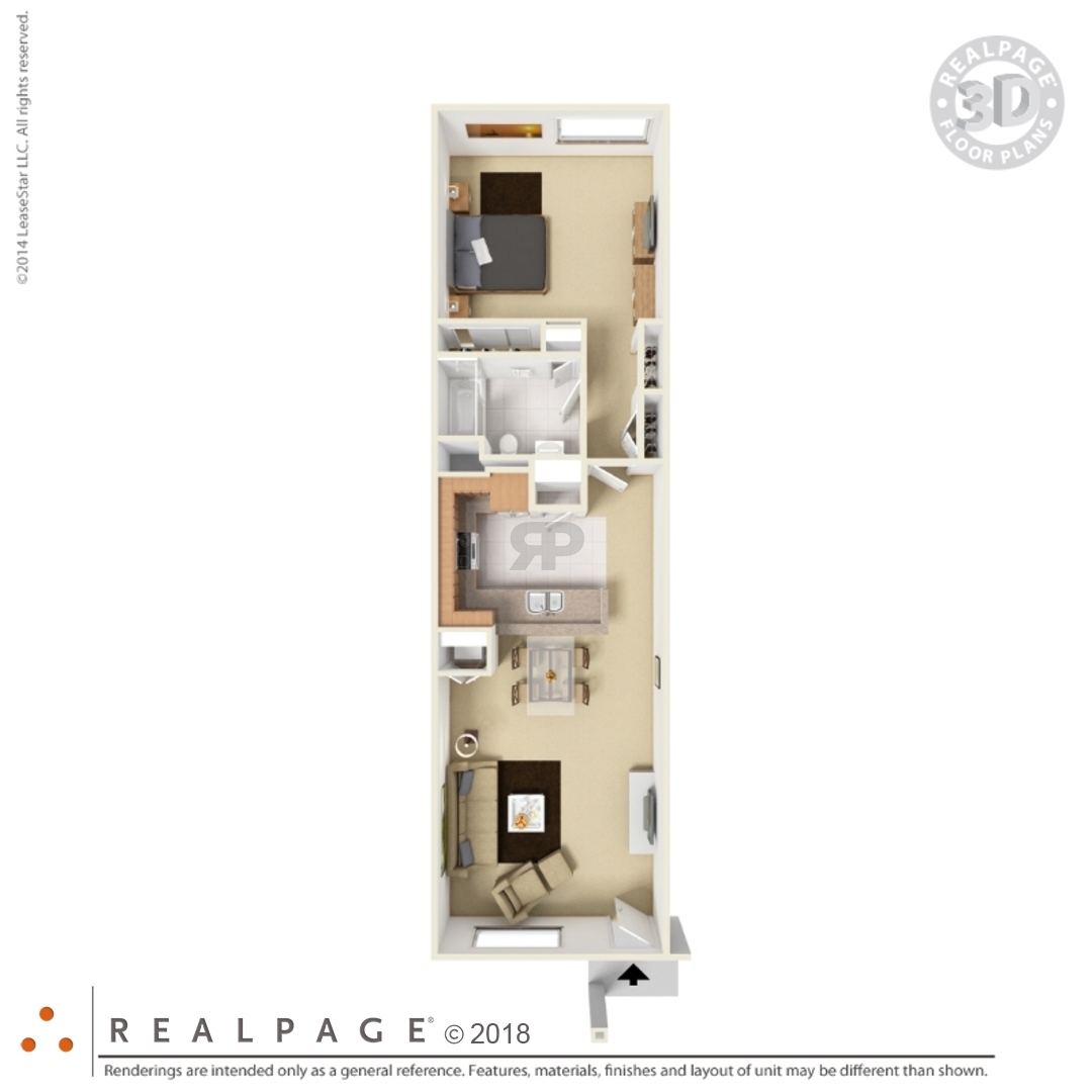 1 Bedroom Apartment – 4305 Glenwood Ave. #1904, Deer Park, TX 77536