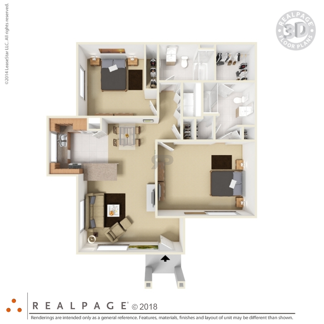 2 Bedroom Apartment – 4305 Glenwood Ave. #406, Deer Park, TX 77536