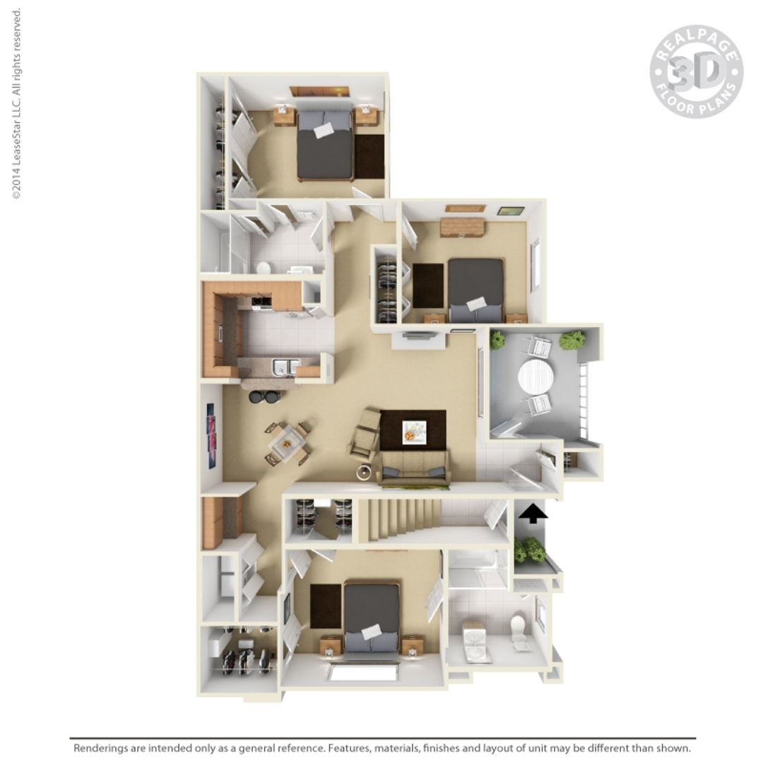 3 Bedroom Apartment – 1620 Spencer Hwy. #911, South Houston, TX 77587