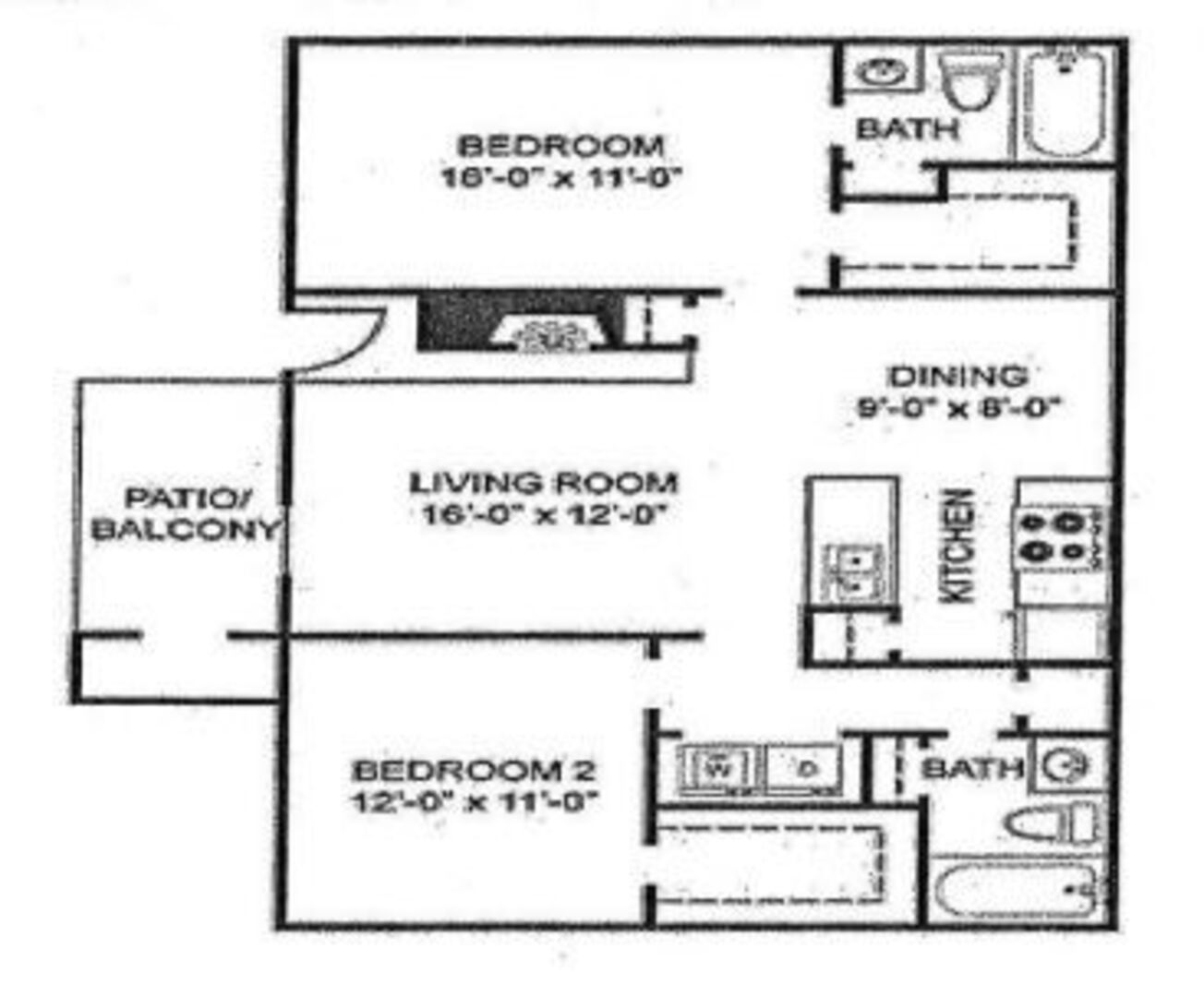 2 Bedroom Apartment – 10101 West Sam Houston Parkway South #0606, Houston, TX 77099