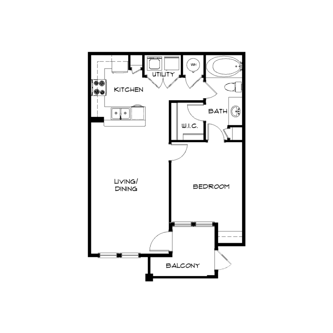 1 Bedroom Apartment – 21899 Valley Ranch Crossing Dr #0434, Porter, TX 77365