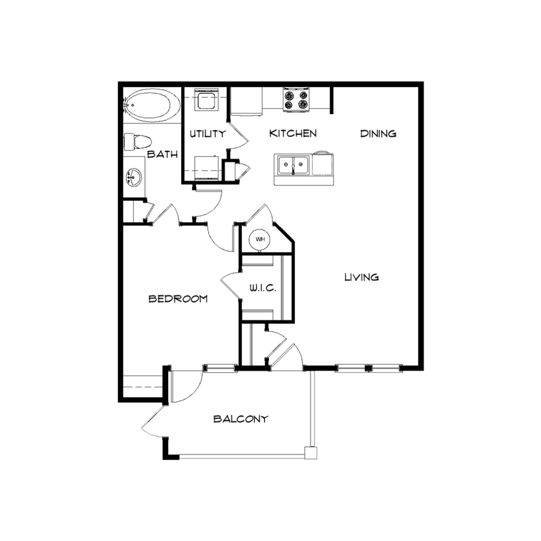 1 Bedroom Apartment – 21899 Valley Ranch Crossing Dr #1024, Porter, TX 77365