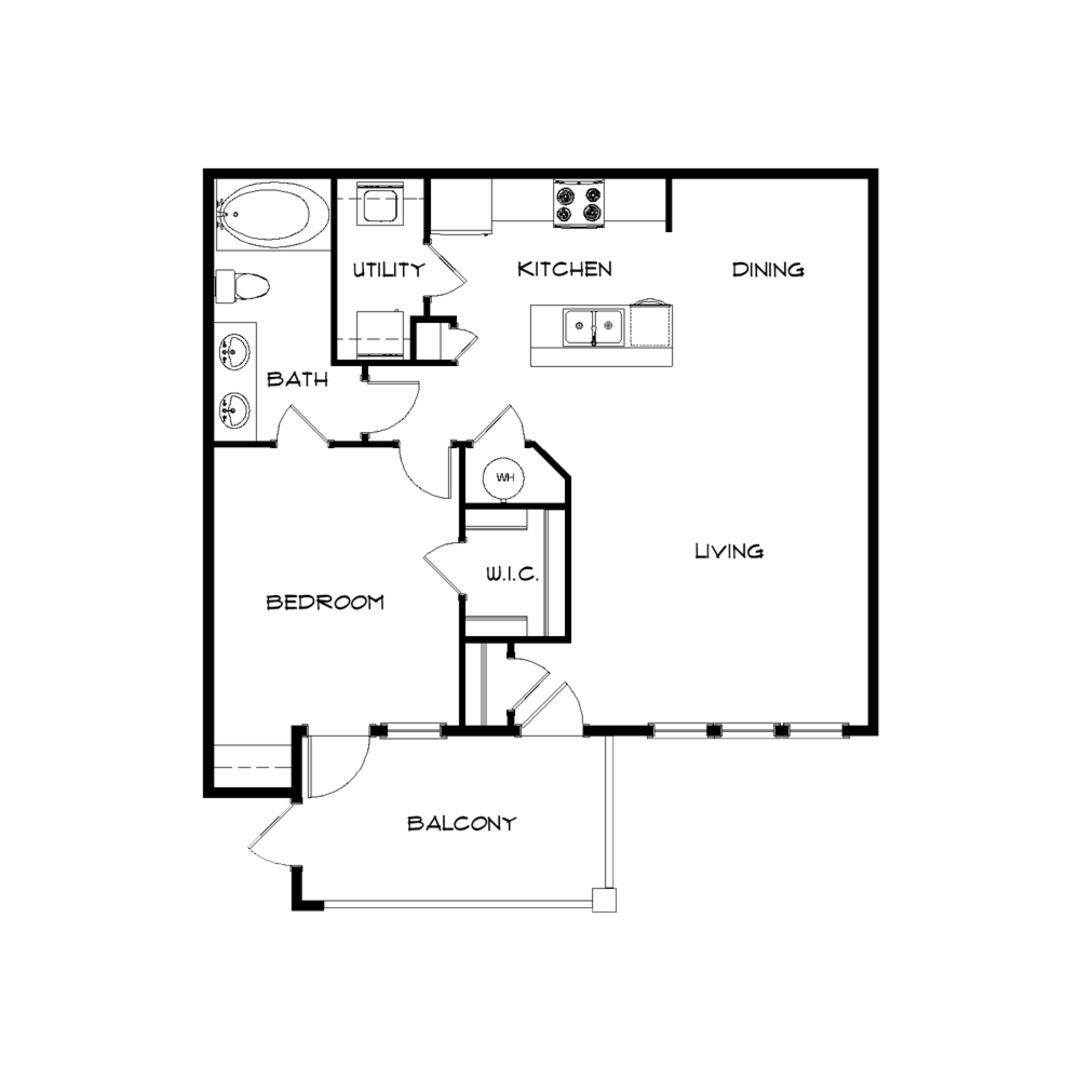 1 Bedroom Apartment – 21899 Valley Ranch Crossing Dr #1235, Porter, TX 77365