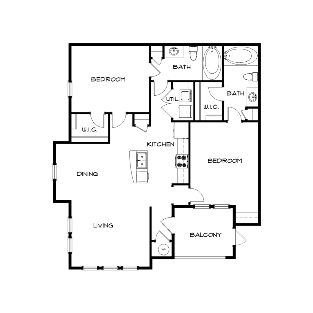 2 Bedroom Apartment – 21899 Valley Ranch Crossing Dr #0937, Porter, TX 77365
