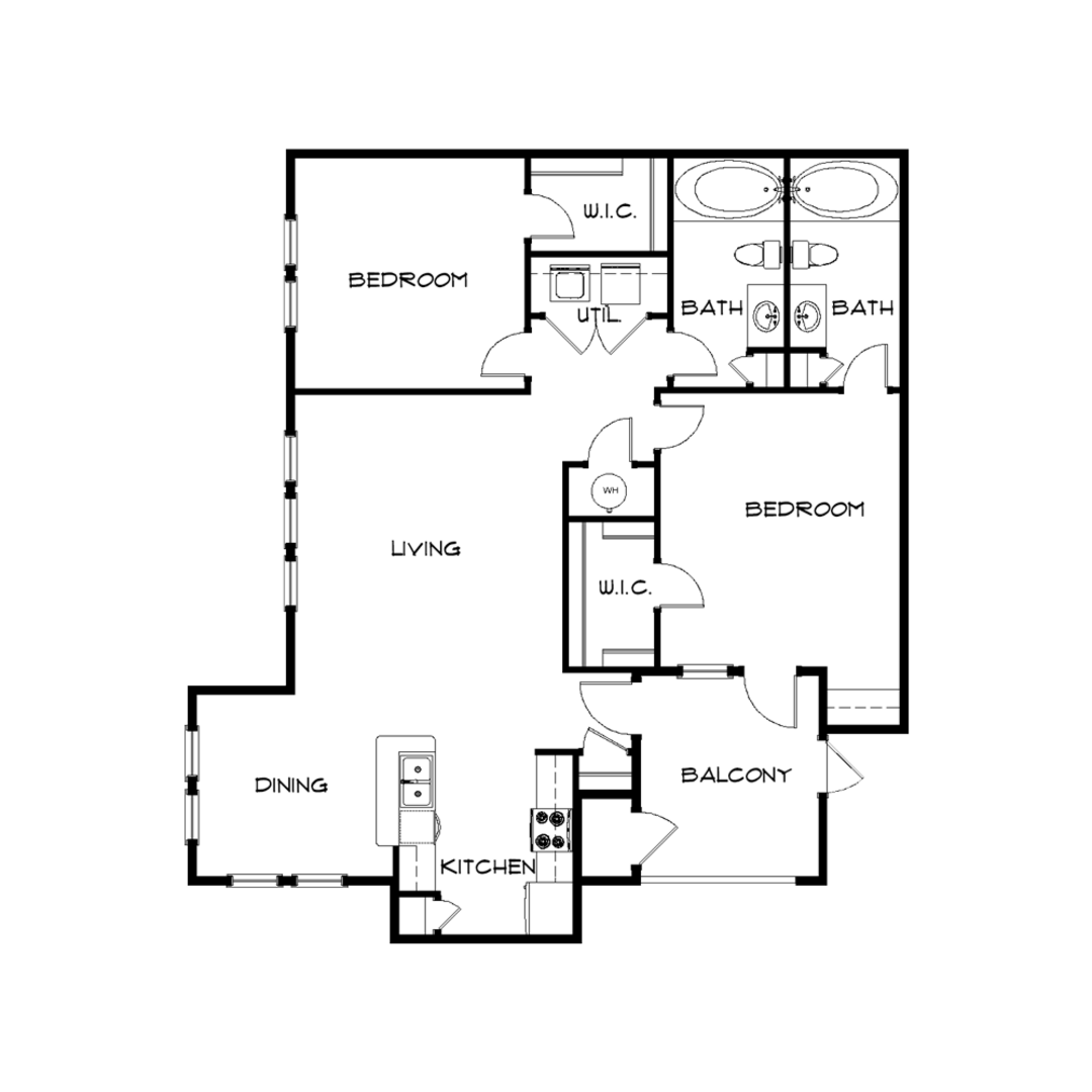2 Bedroom Apartment – 21899 Valley Ranch Crossing Dr #1038, Porter, TX 77365
