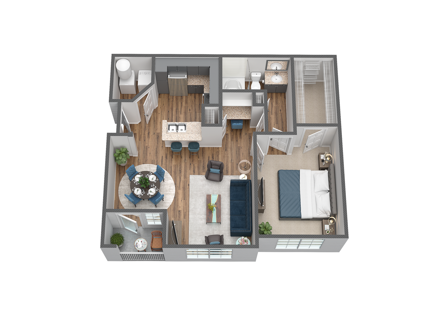 1 Bedroom Apartment – 3600 College Park Drive #9302, The Woodlands, TX 77384