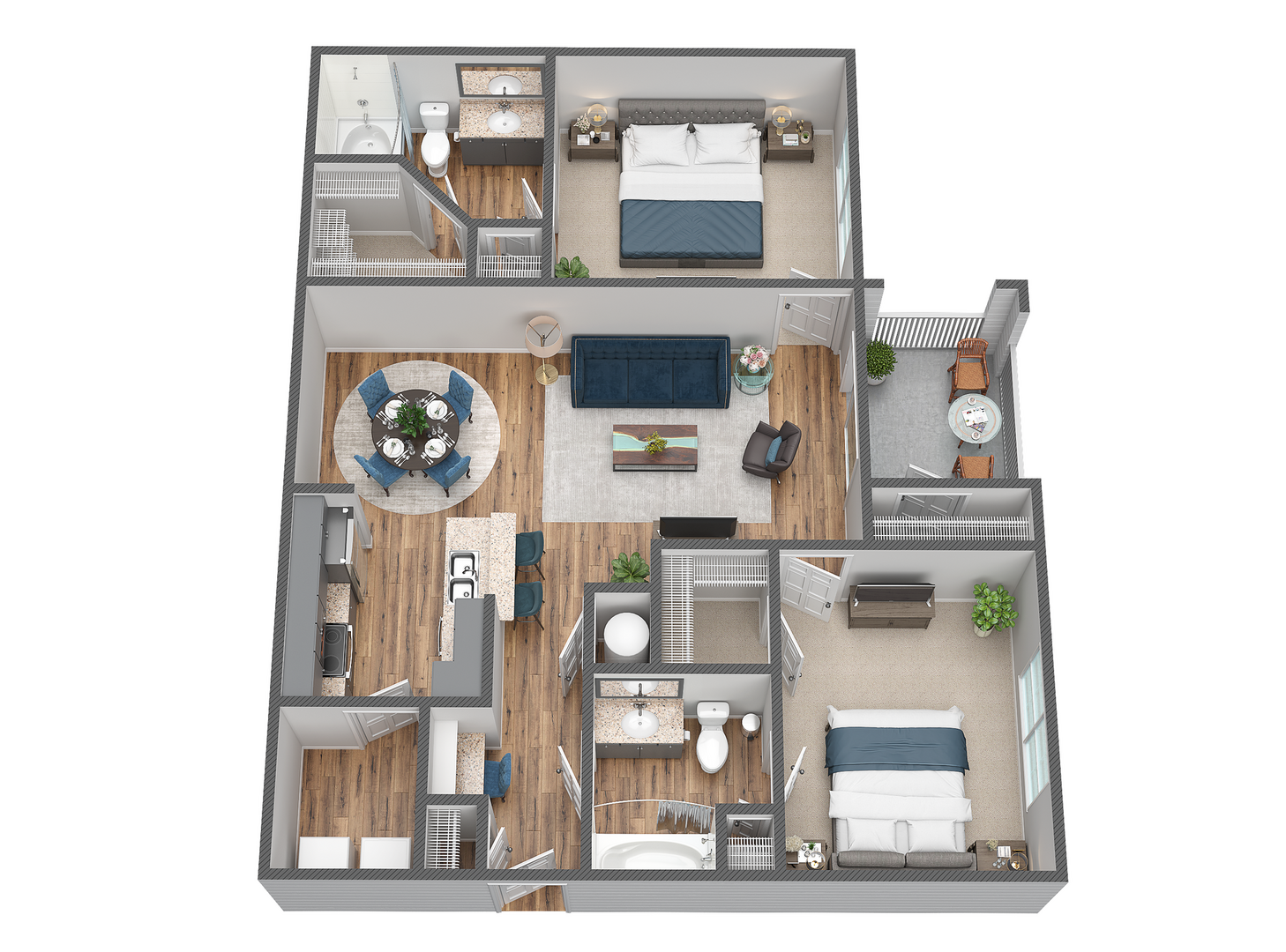 2 Bedroom Apartment – 3600 College Park Drive #8306, The Woodlands, TX 77384