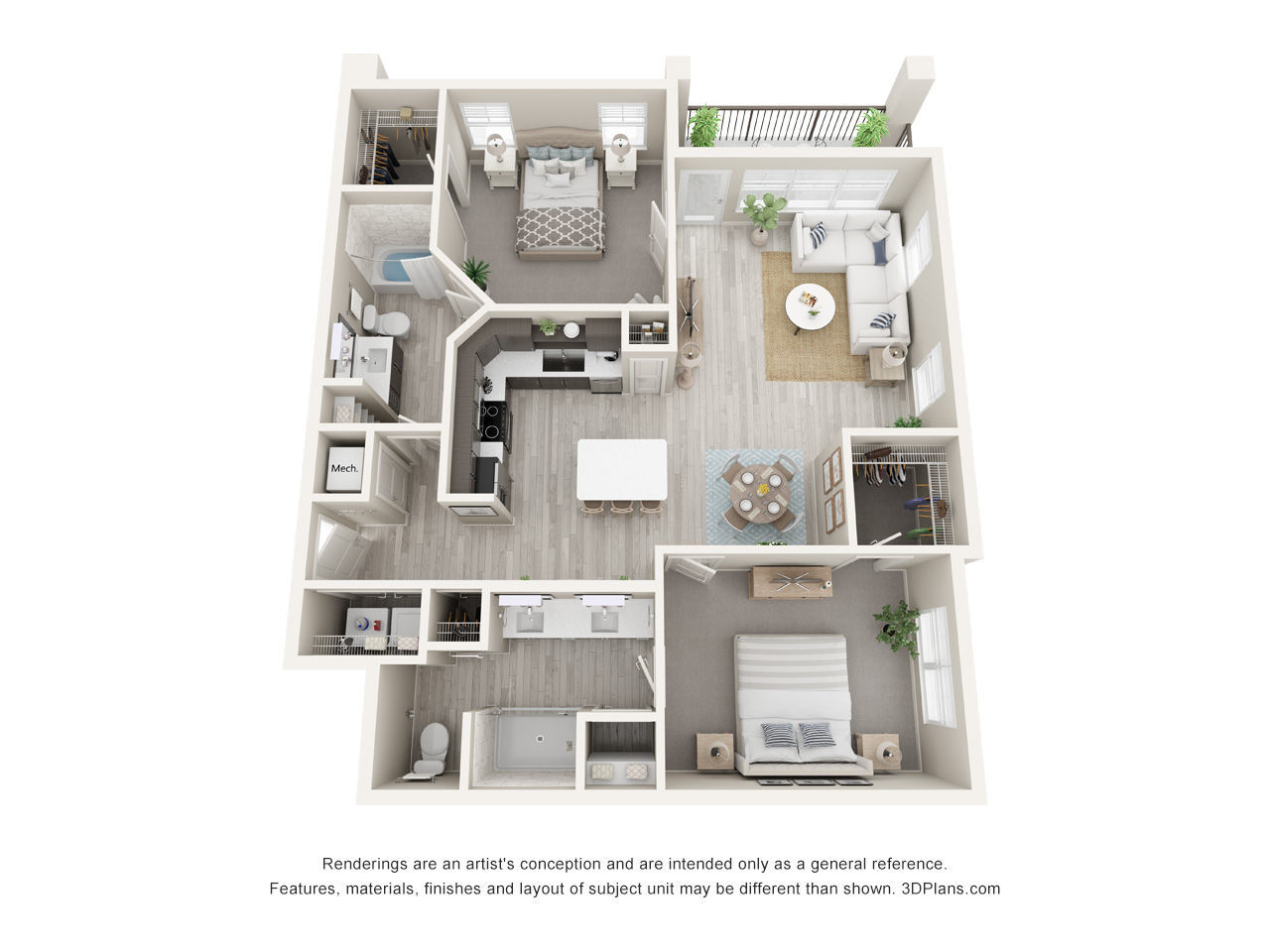 B2 floor plan