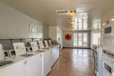 Shared laundry room at Ava Park.
