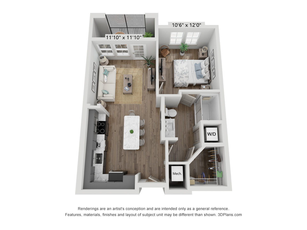 A1 floor plan