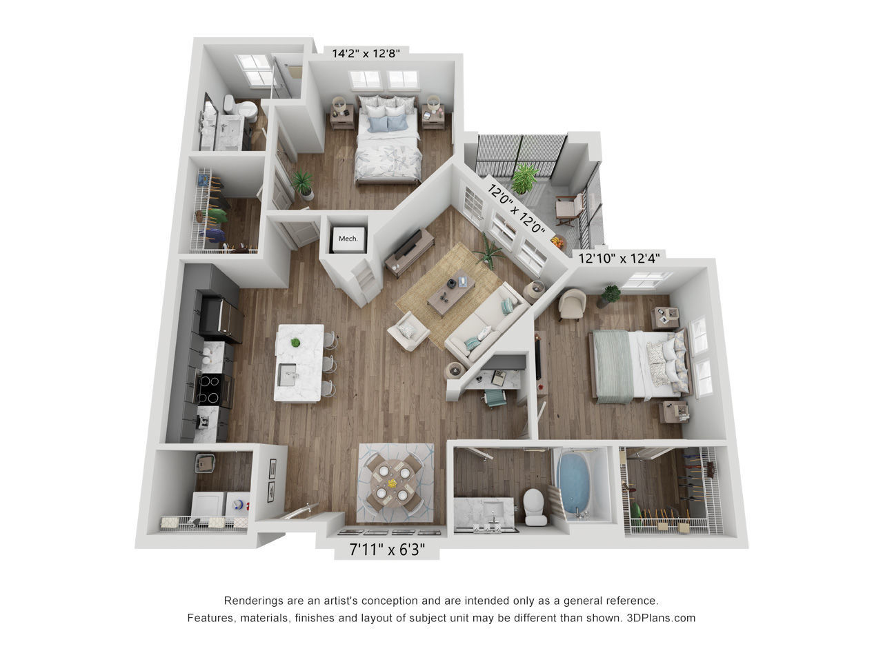 B2 floor plan