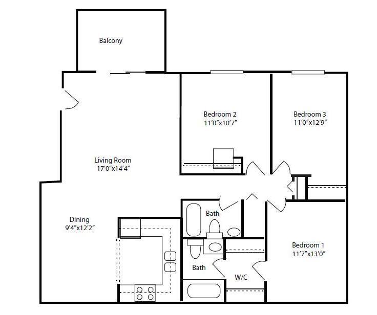 The Hamilton floor plan