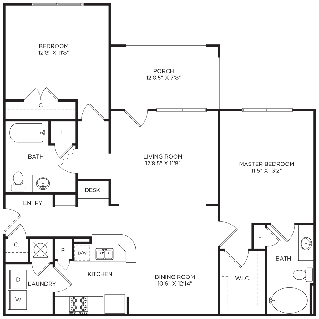 B1R floor plan