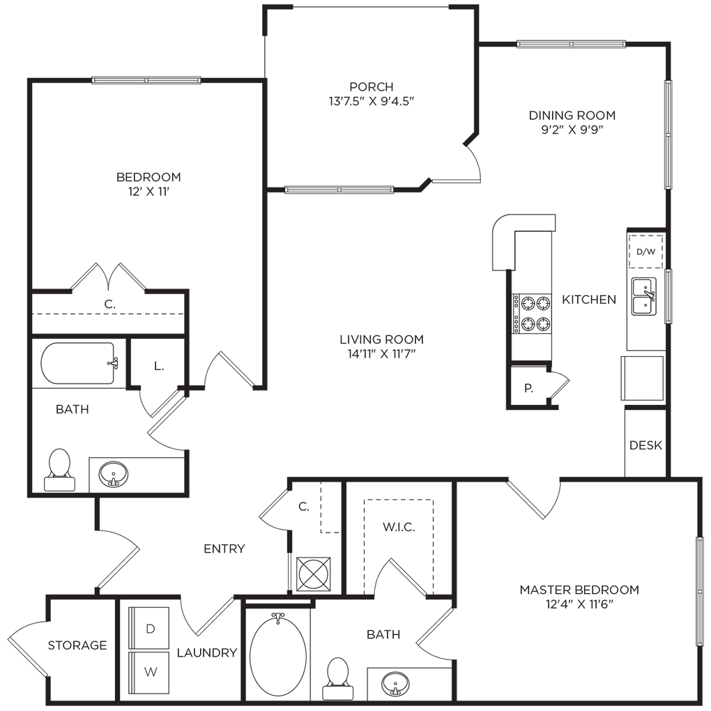 B2R floor plan