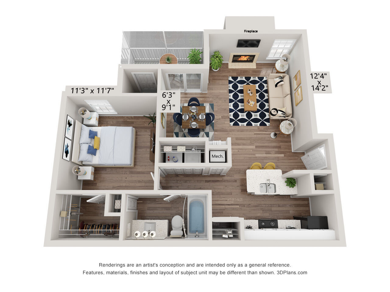 Maury Luxe floor plan