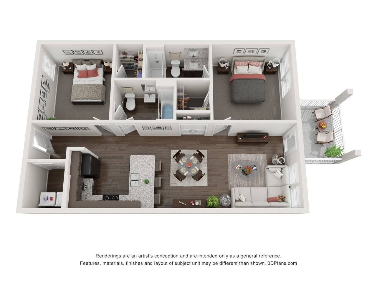 The Tidewater floor plan
