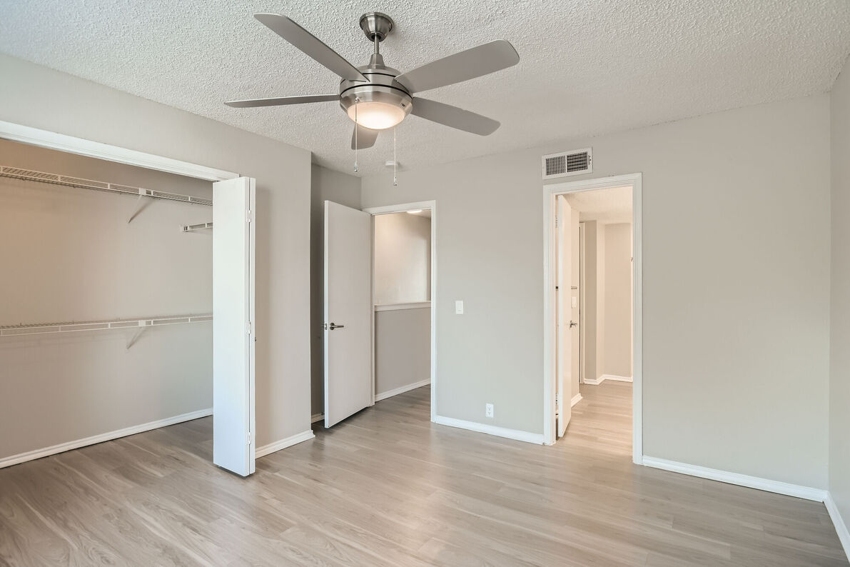 The Tallows Apartments renovated bedroom - Carrollton, TX
