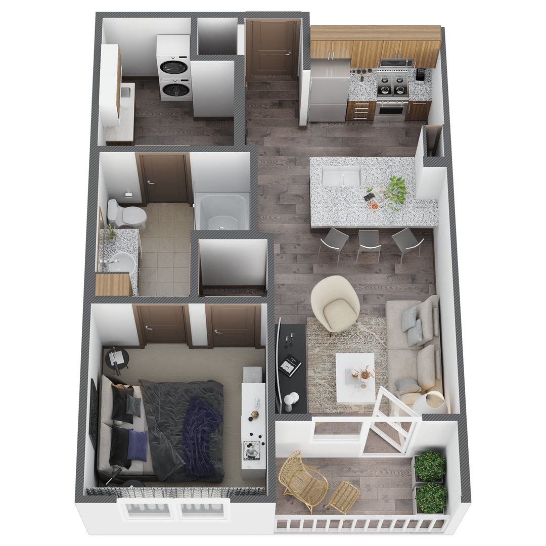 1 Bedroom Apartment – 14805 Grisby Road #410, Houston, TX 77079