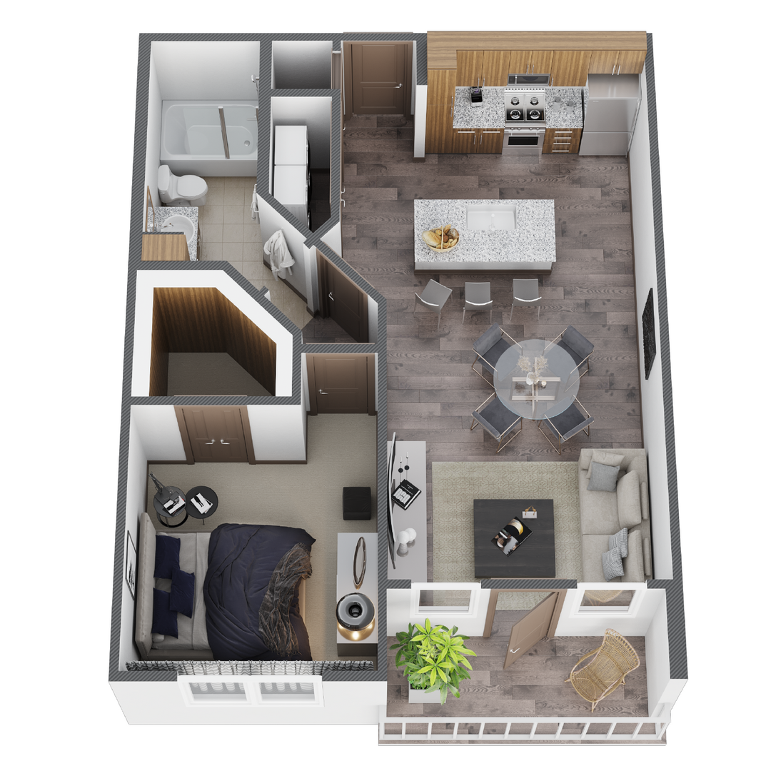 1 Bedroom Apartment – 14805 Grisby Road #317, Houston, TX 77079