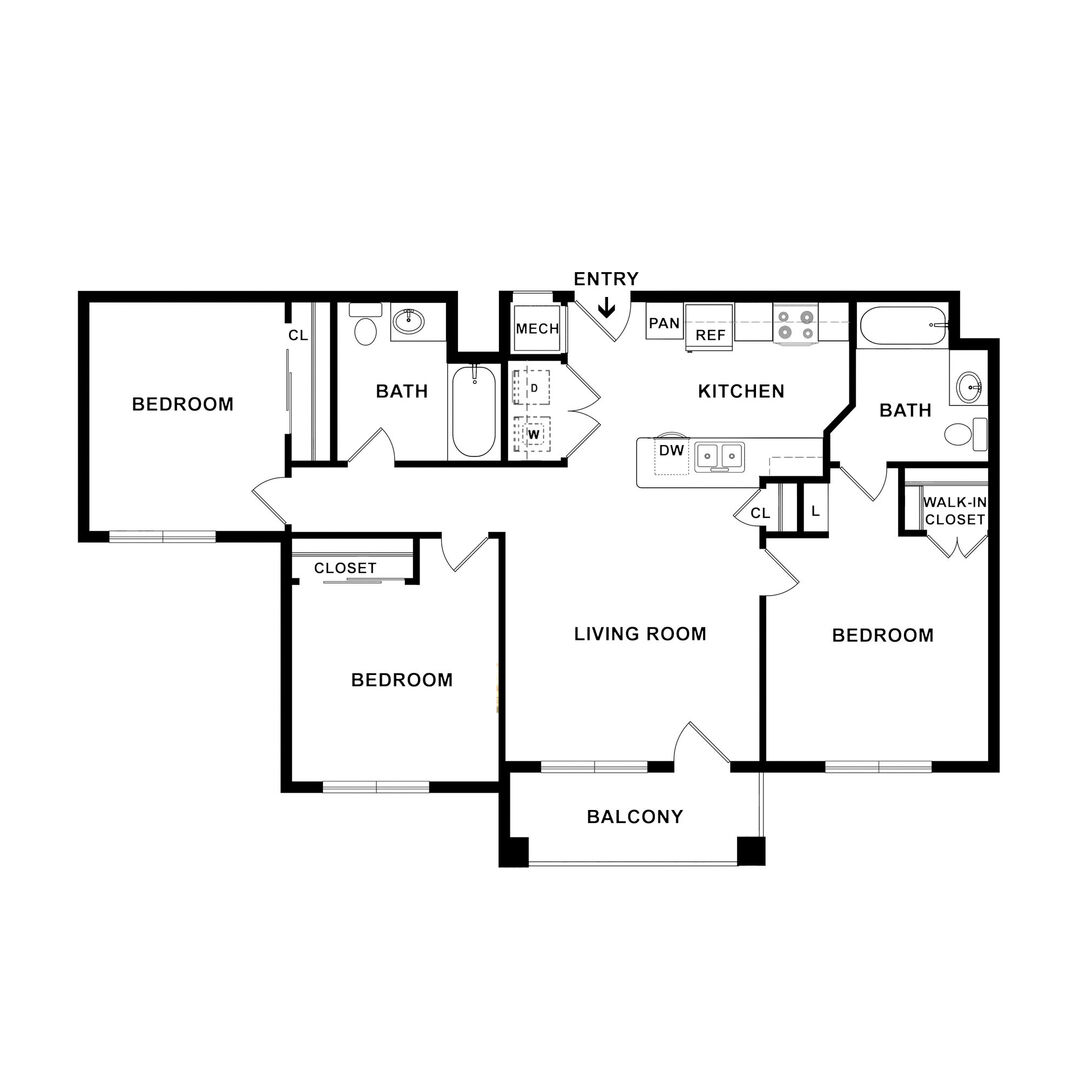 C floor plan
