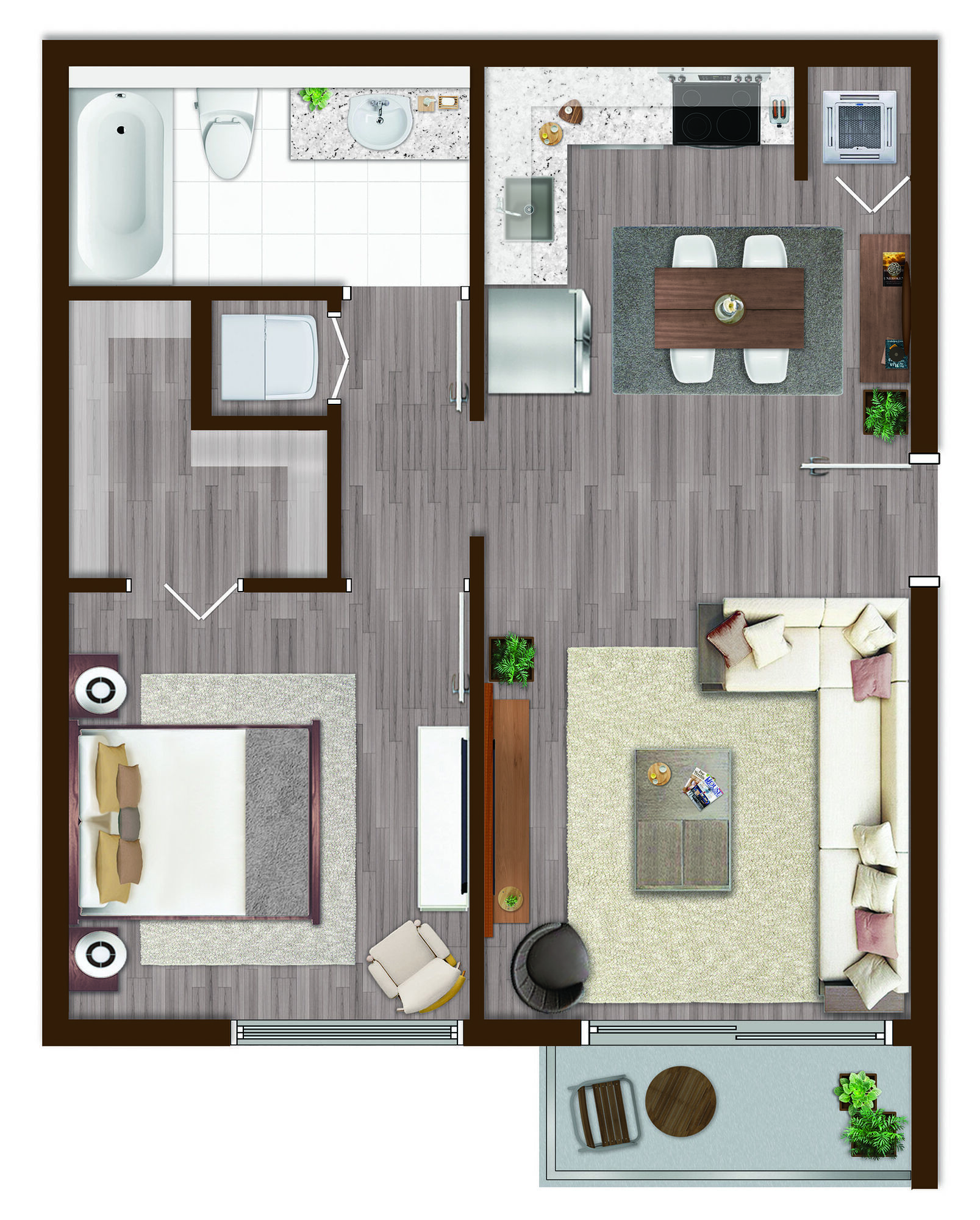 A floor plan