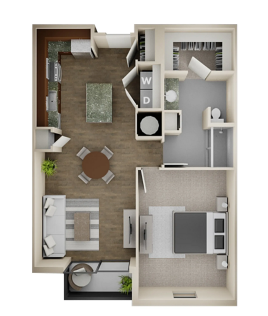 1 Bedroom Apartment – 9233 Westheimer Rd #112, Houston, TX 77063