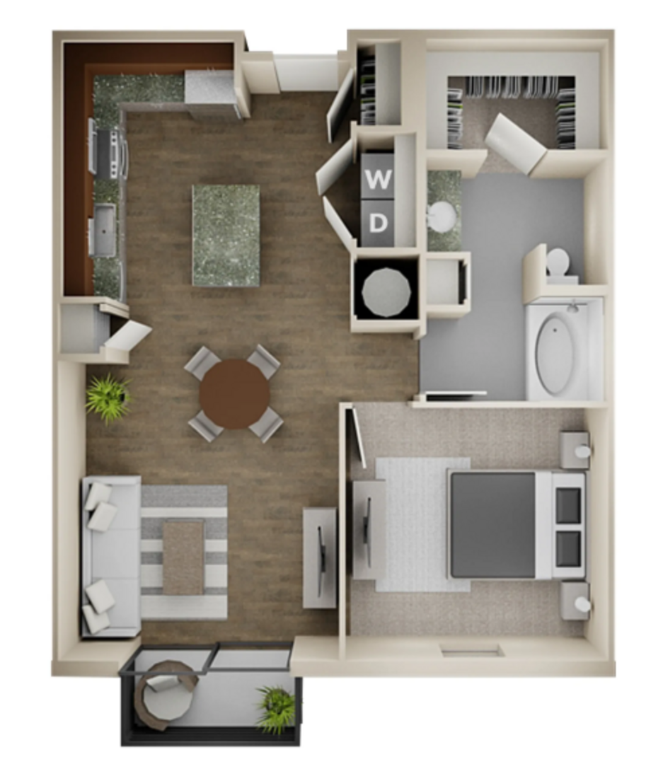 1 Bedroom Apartment – 9233 Westheimer Rd #336, Houston, TX 77063