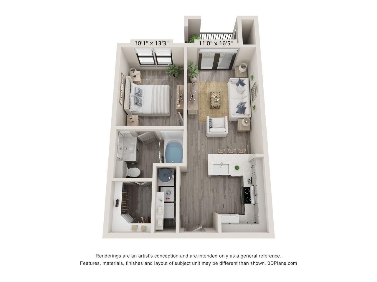 A1 floor plan