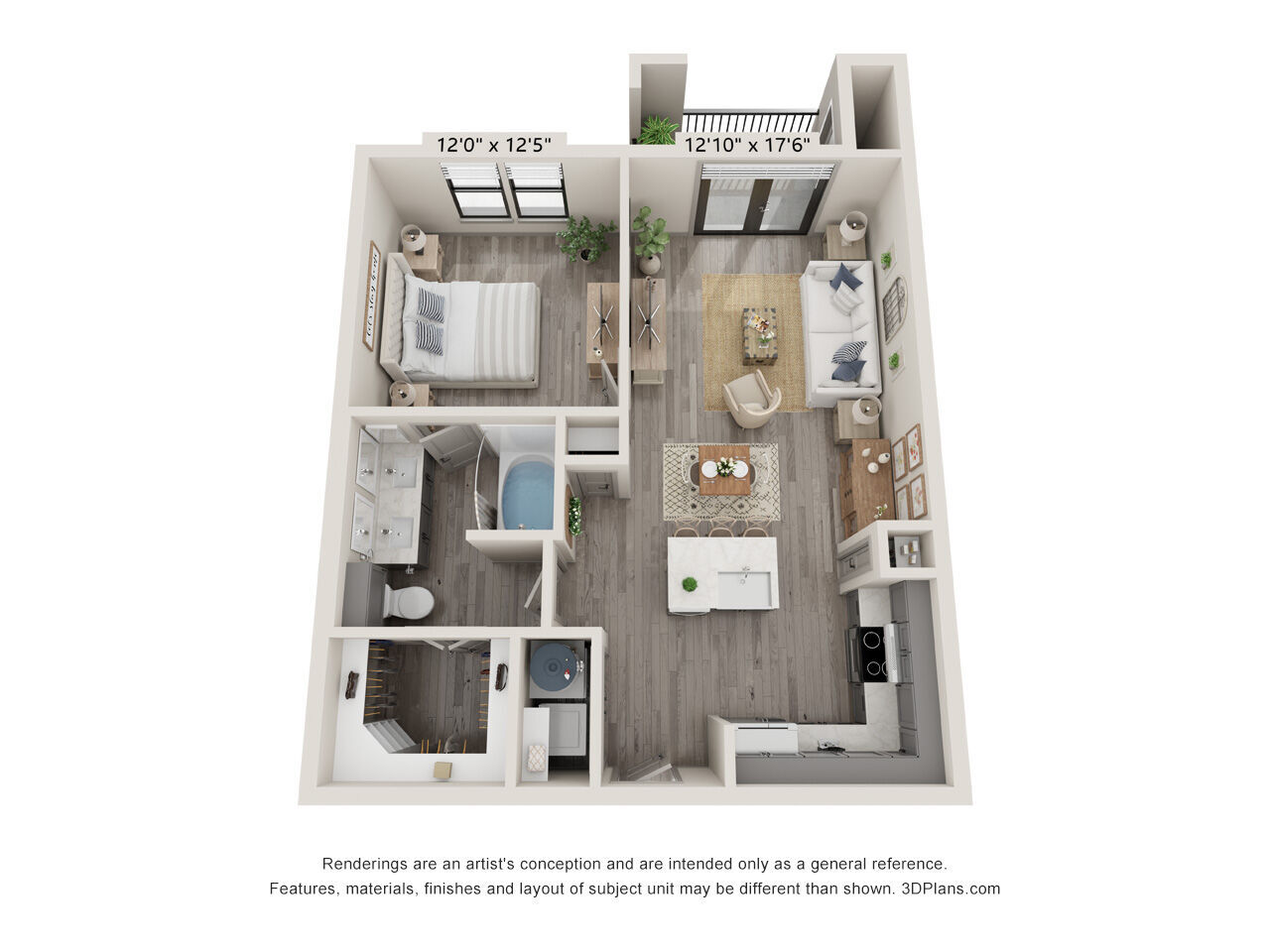 A2 floor plan