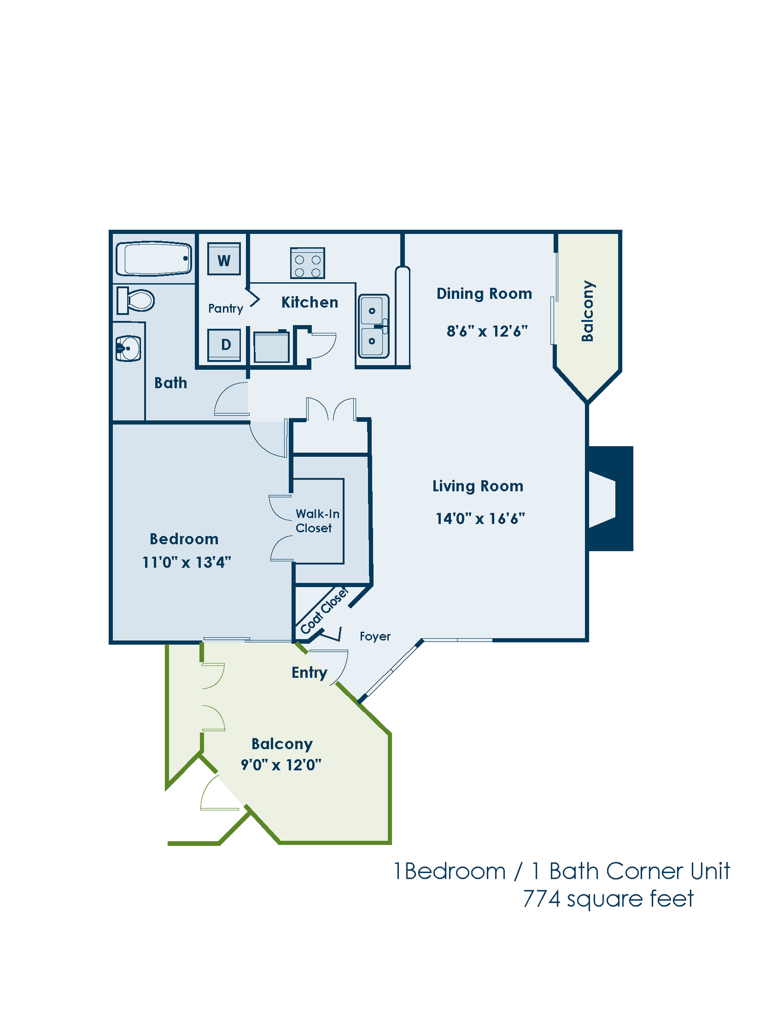 A2 floor plan