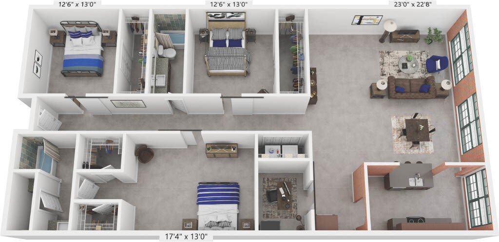 Andy Warhol floor plan