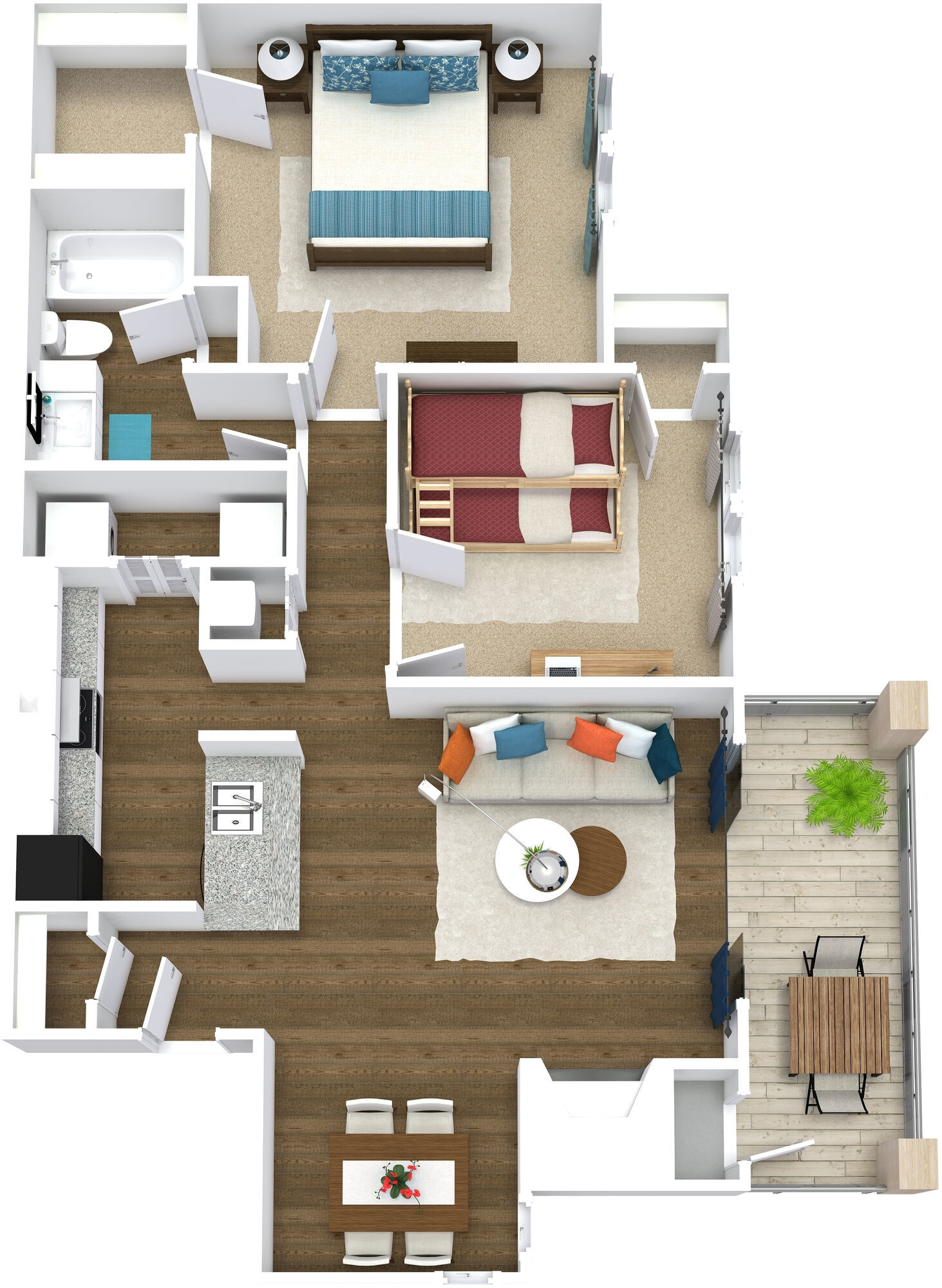 The Oak floor plan