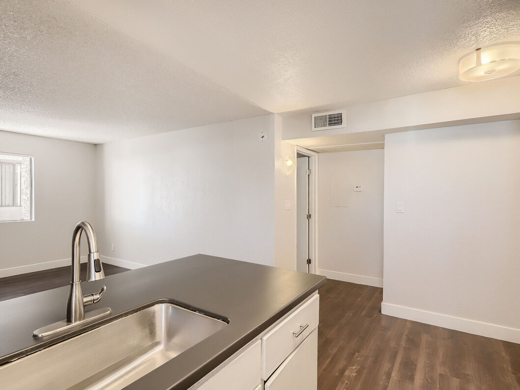 Ava Park renovated kitchen to living area view - Phoenix, AZ