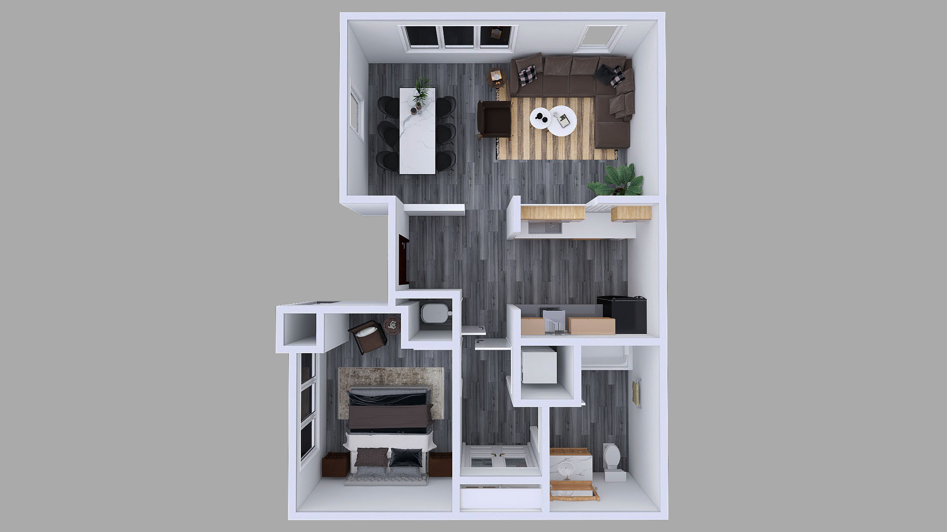 1 Bedroom floor plan