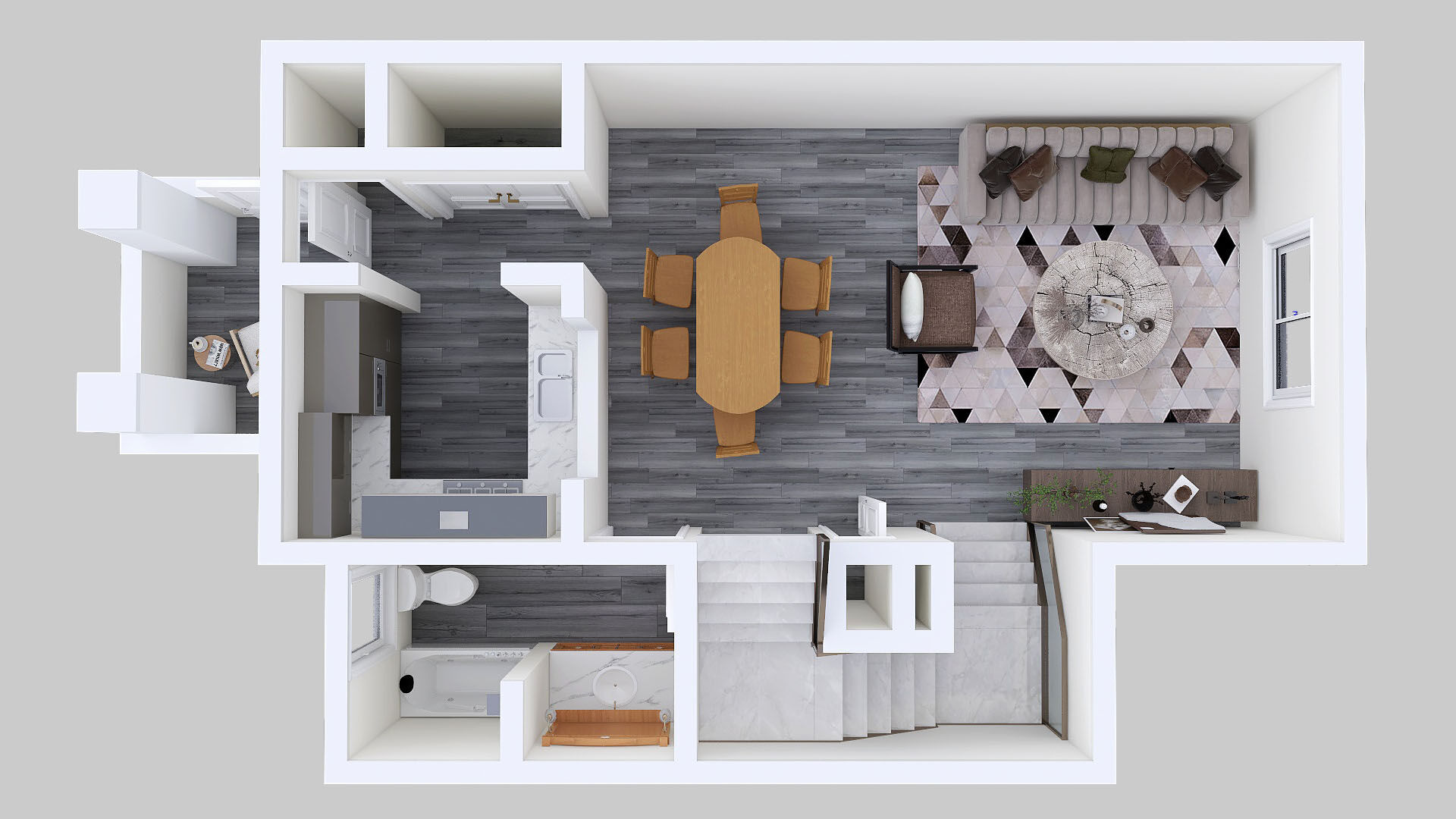 3 Bedroom floor plan