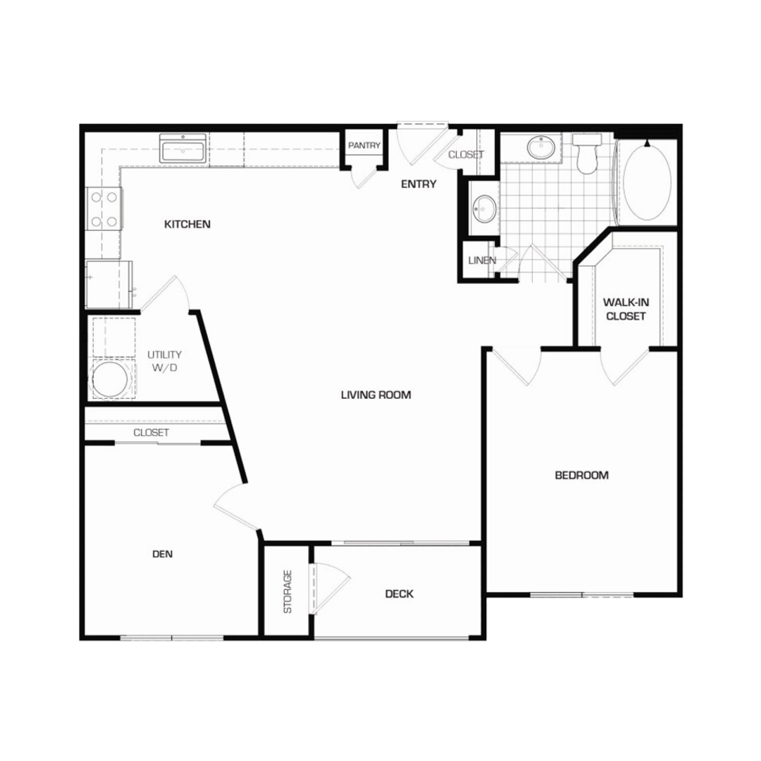 2 Bedroom Apartment – 1755 Crescent Plaza Drive #3074, Houston, TX 77077