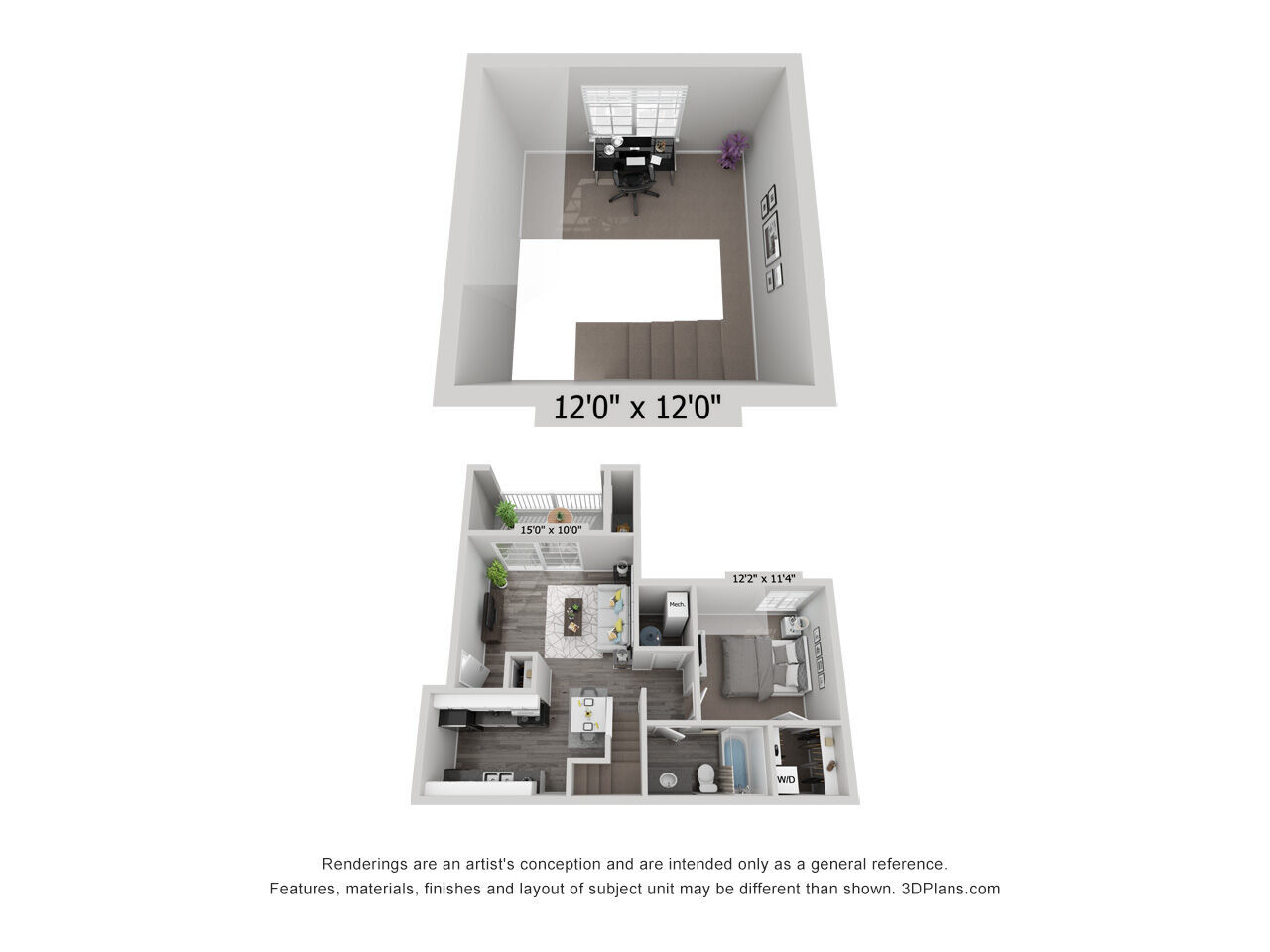 Aspen Loft floor plan
