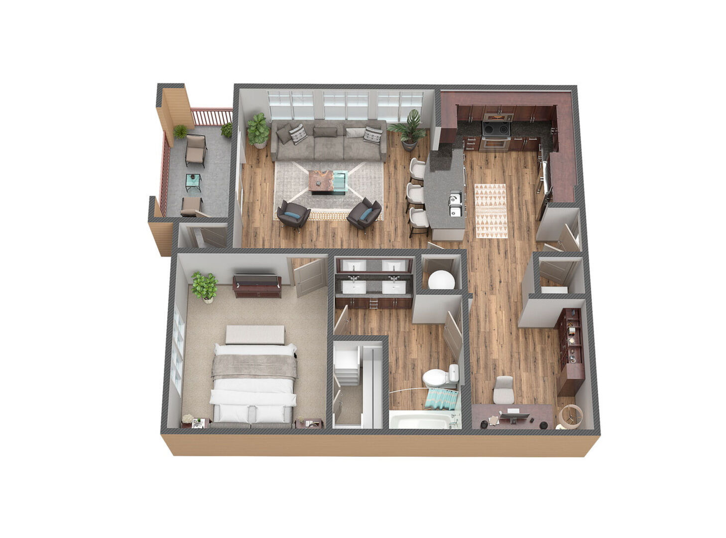 1 Bedroom Apartment – 21201 Emerald Mist Pkwy  #732, Spring, TX 77379