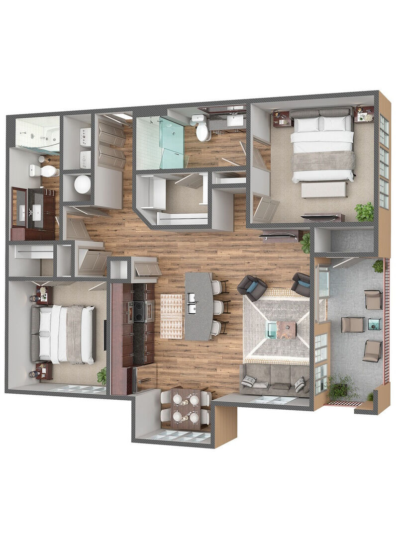 2 Bedroom Apartment – 21201 Emerald Mist Pkwy  #1529, Spring, TX 77379