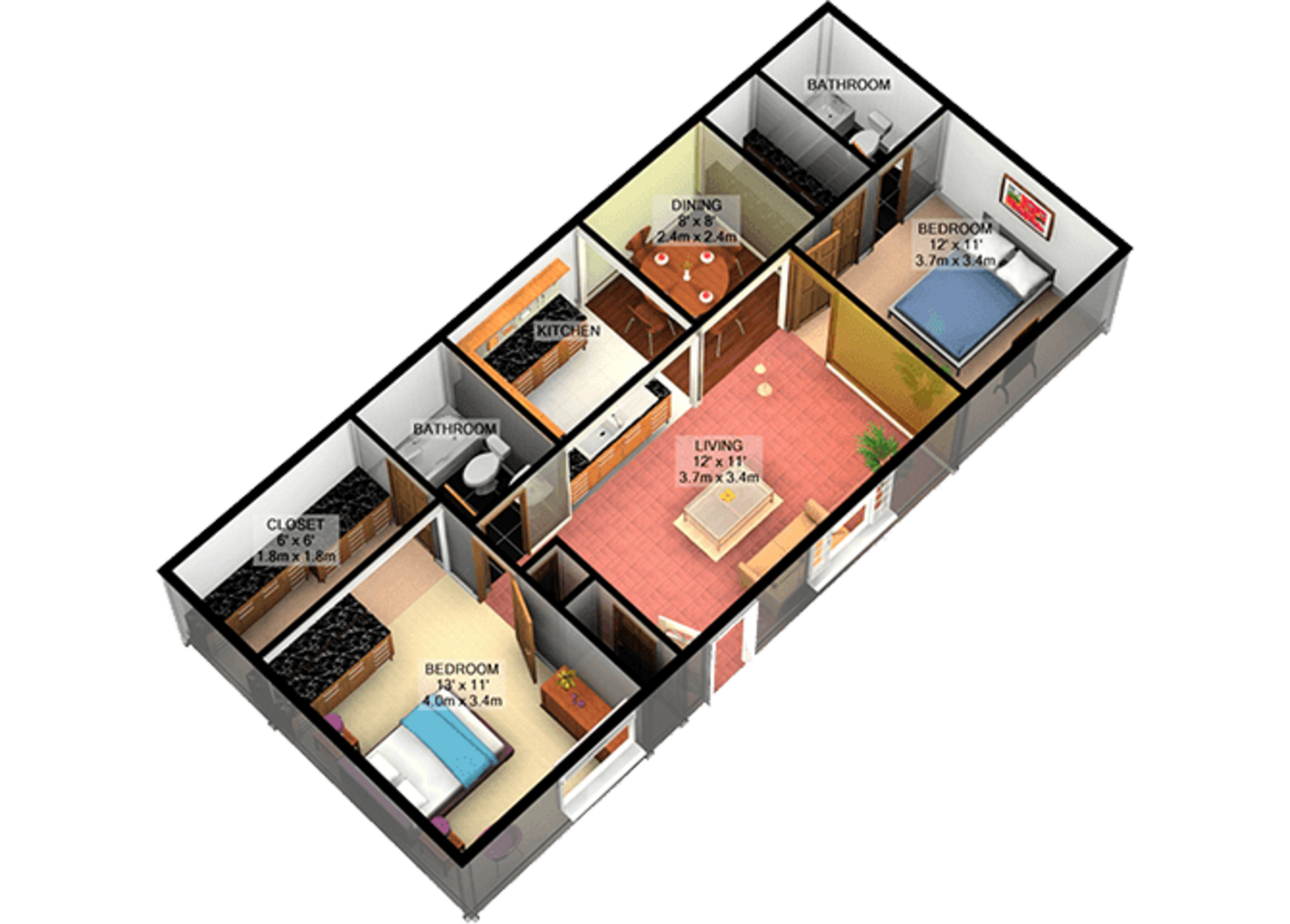 2 Bedroom Apartment – 215 Market Street #L302, Galveston, TX 77550