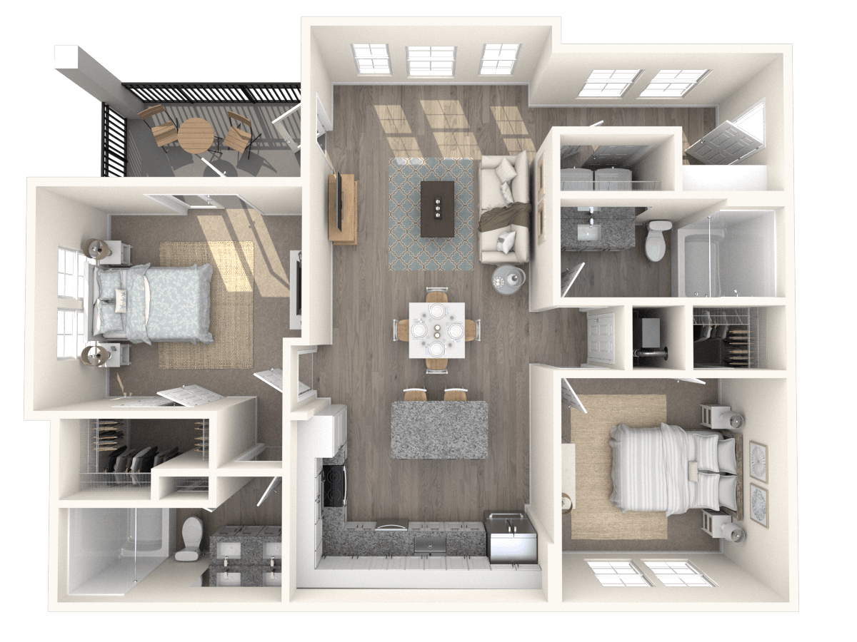 The Carriage floor plan