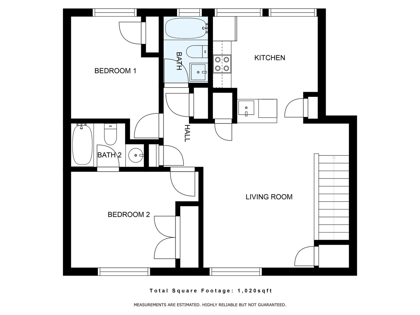 2 Bedroom Apartment – 1565 Crider Road SE #C, Marietta, GA 30060