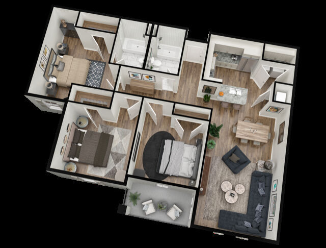 3x2E floor plan