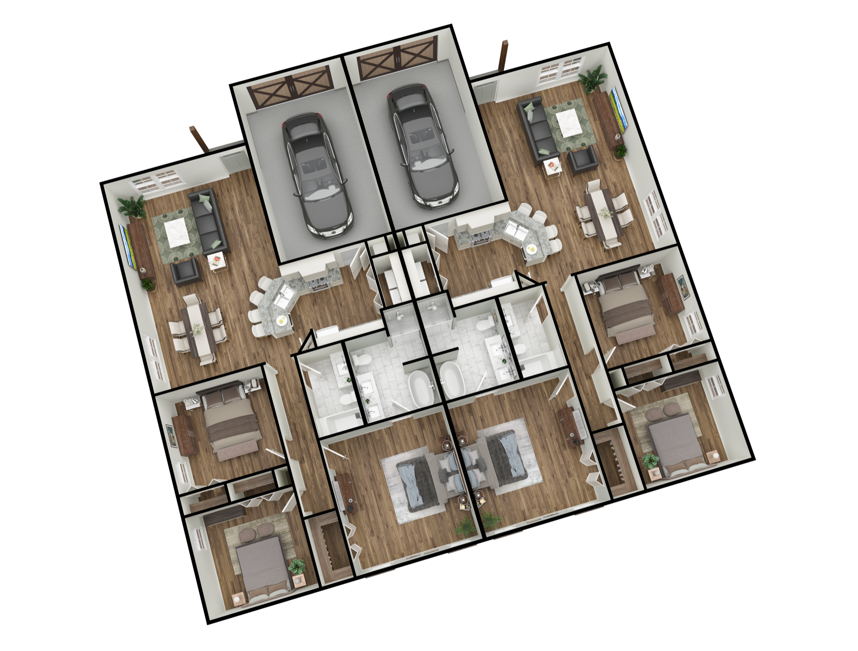3x2V floor plan