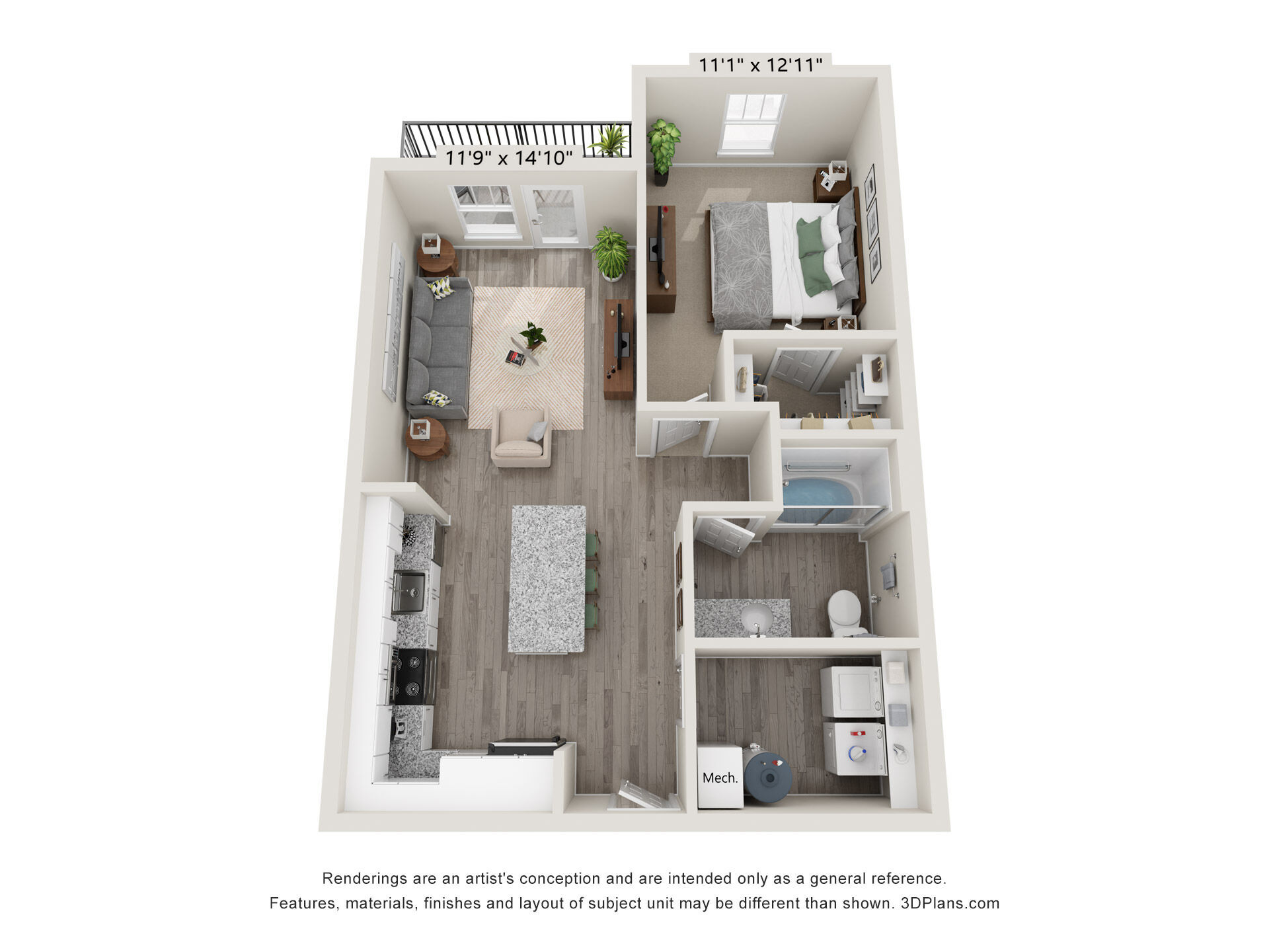 A1 floor plan