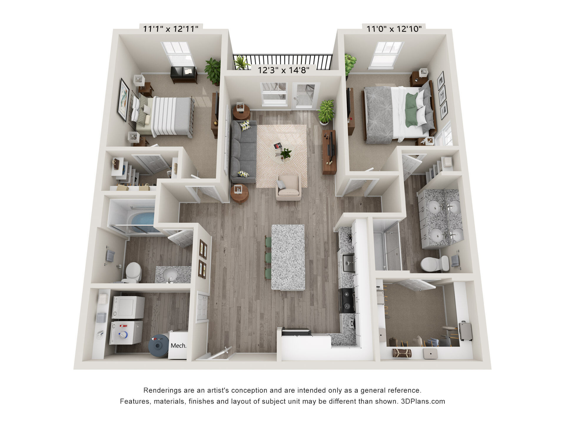 B1c floor plan