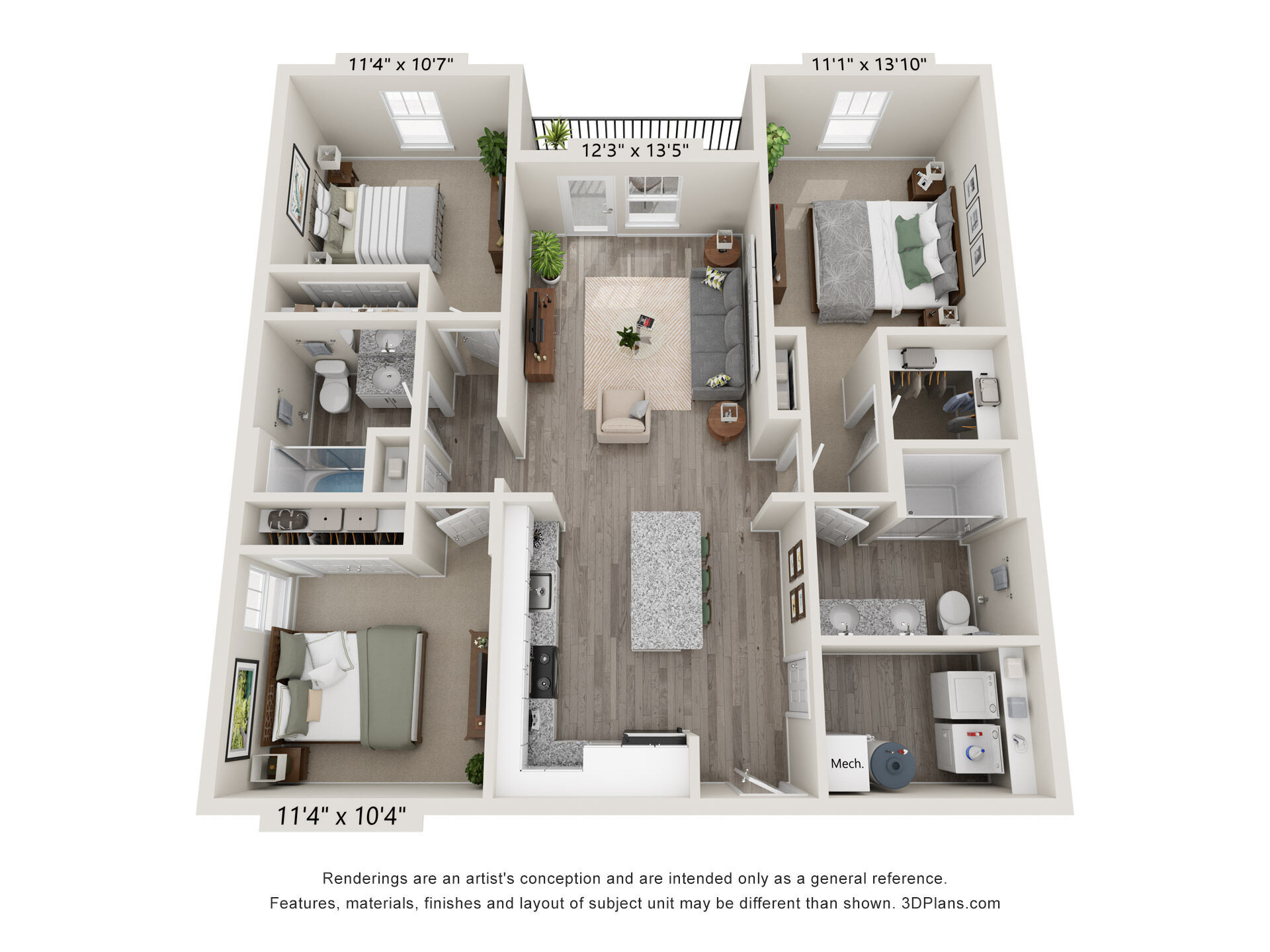C1 floor plan