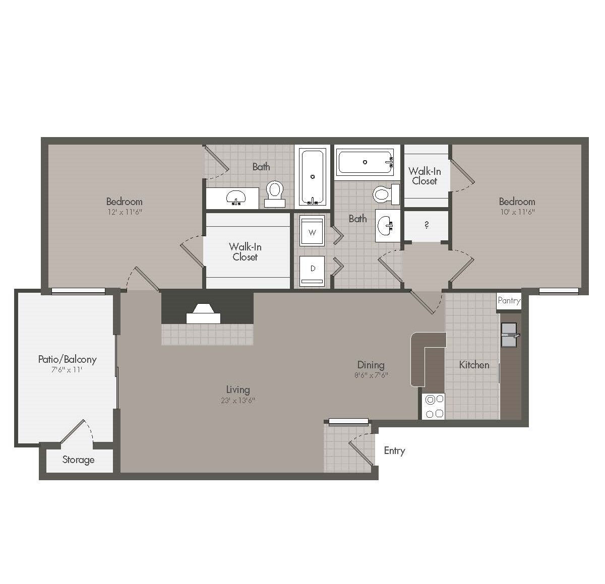 The Poplar Luxe floor plan