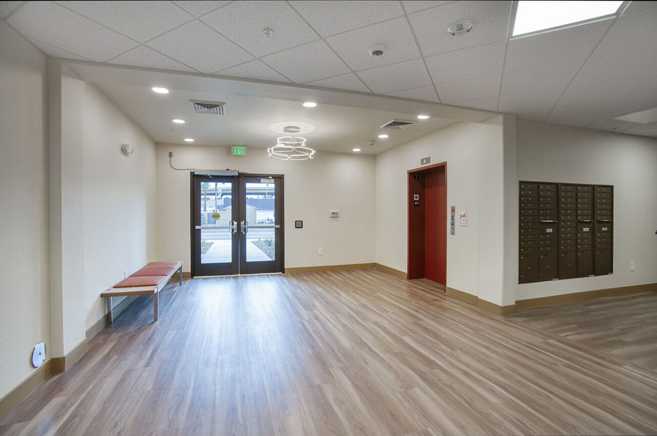 Shared interior space at Harmony at the Park I & II.
