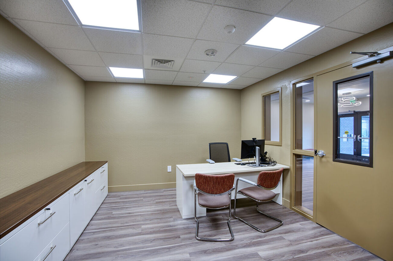 Shared interior space at Harmony at the Park I & II.